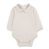 LOURDES collar body - beige stripe