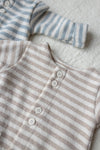 MILO onesie - beige stripe