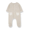 MILO onesie - beige stripe