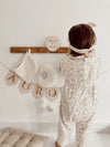 Organic Cotton Frilled Romper - Primrose