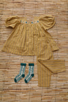 Bonjour Blouse Curry Transat Stripe