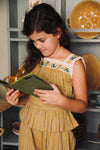 Bonjour Pant Curry Transat Stripe
