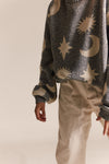 Claude and Co Cozmo Midnight Moon Star Sweater Adult