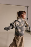Claude and Co Cozmo Midnight Moon Stars Sweater