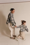 Claude and Co Cozmo Midnight Moon Stars Sweater
