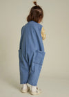 Claude and Co Wren Sleeveless Denim Overall