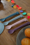 Lili the Bear Set Spoons - Plum / Blush