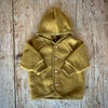 Organic Wool Fleece Jacket - Saffron Melange