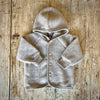 Organic Wool Fleece Jacket - Sand Melange