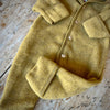 Organic Wool Fleece Onesie - Saffron Melange