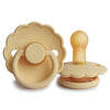 FRIGG Daisy Round Latex Pacifier Pale Daffodil