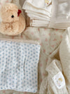 KONGES SLOJD BELLINI 3 PACK MUSLIN CLOTH PUNTO BLU