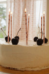 KONGES SLOJD BIRTHDAY CANDLES CHERRY