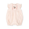 KONGES SLOJD ELLIE FRILL ROMPER PEONY STRIPE