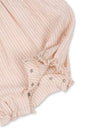 KONGES SLOJD ELLIE FRILL ROMPER PEONY STRIPE