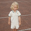 KONGES SLOJD FLORIAN POLO SHIRT ANTIQUE WHITE