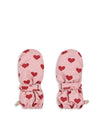 KONGES SLOJD NOHR SNOW MITTENS PRINT AMOUR PINK