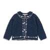 KONGES SLOJD ROSIER CARDIGAN ENSIGN BLUE