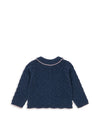 KONGES SLOJD ROSIER CARDIGAN ENSIGN BLUE