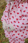 Konges Slojd FILLA GLOVES 2 PACK CHERRY STRIPE
