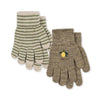 Konges Slojd FILLA GLOVES 2 PACK LEMON STRIPE