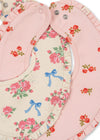 Konges Slojd FRILL BIB SET BELLA ROSITA ROSA PINK