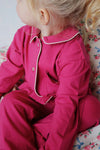 Konges Slojd PIO FRILL PYJAMA SET SANGRIA
