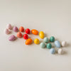 Little Findies Rattan Basket and 20 Wooden Toy Eggs