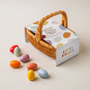 Little Findies Rattan Basket and 20 Wooden Toy Eggs