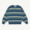Bubble Sweatshirt - Vintage Indigo Stripe