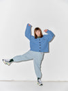 Cardigan - Blue Knit