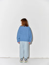 Cardigan - Blue Knit