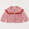 Misha and Puff Scallop Yoke Cardigan Prairie Rose
