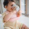 Mushie Silicone Bib Powder Pink Confetti