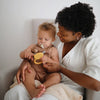 Mushie Teether Lion Soft Yellow