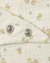 Quincy Mae Bandana Scarf Bibs 2 Pack Golden Floral Blue Floral
