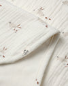 Quincy Mae Burp Cloth 2 Pack Bunnies Cedar Check