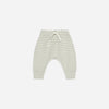 Drawstring Pant - Sage Stripe