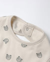 Quincy Mae Jersey Snap Bib 2 Pack Bears Steel Blue