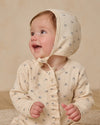 Quincy Mae Ruffle Jumpsuit Blue Ditsy