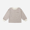 Rylee Cru RELAXED LONG SLEEVE TEE VINTAGE STRIPE