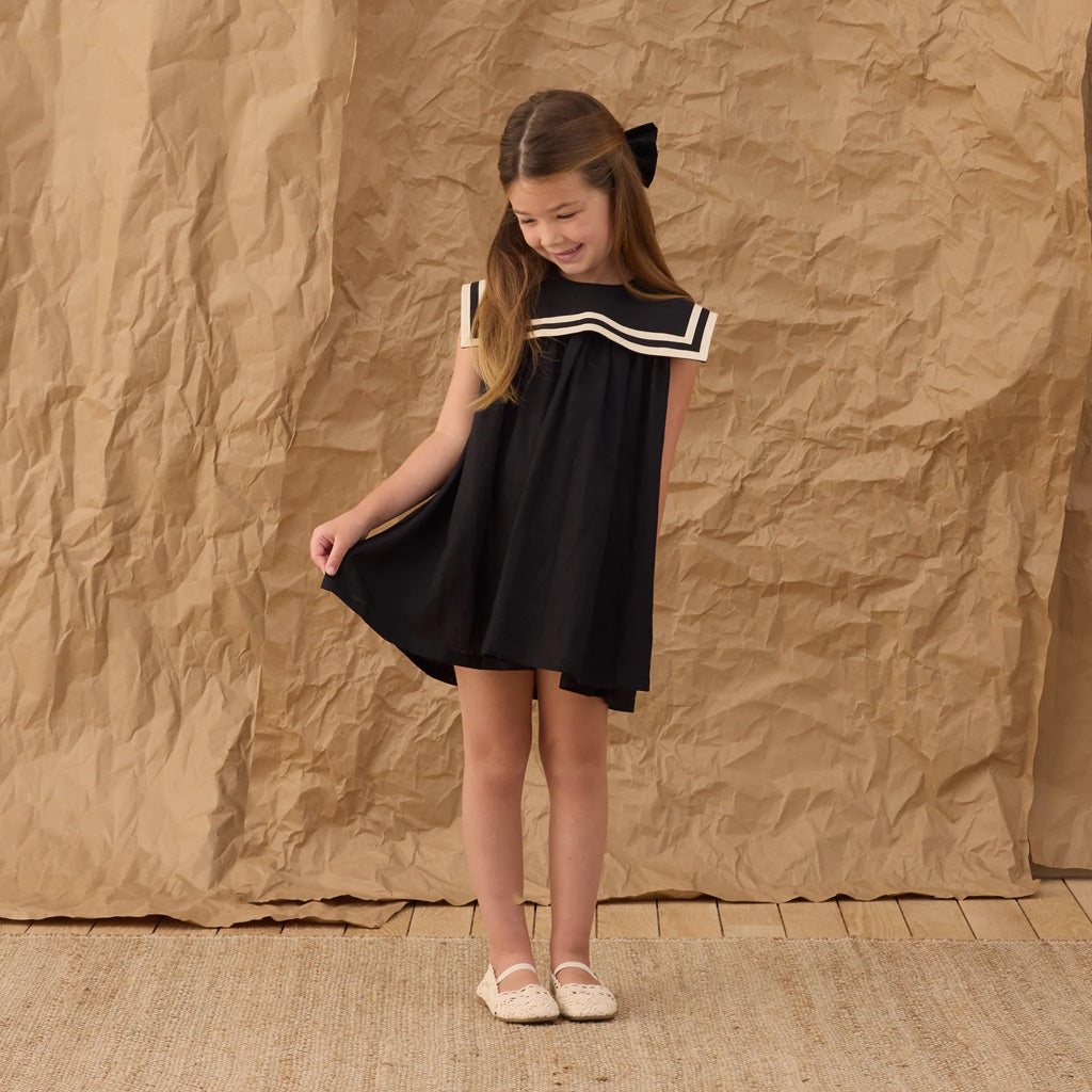 Sailor Dress - Black – The Little Wooden Peg