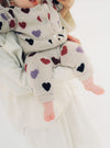 The New Society Cora Baby Cardigan Hearts