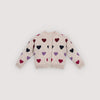 The New Society Cora Baby Cardigan Hearts