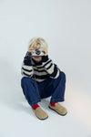 The New Society Denim Baggy Pant Mid Denim