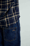 The New Society Denim Baggy Pant Mid Denim