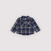 The New Society John Baby Shirt Void Blue Check