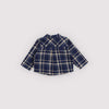The New Society John Baby Shirt Void Blue Check