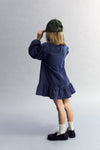 The New Society Mara Dress Blue Denim