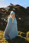 hvid Blanket Gaston Frost Blue